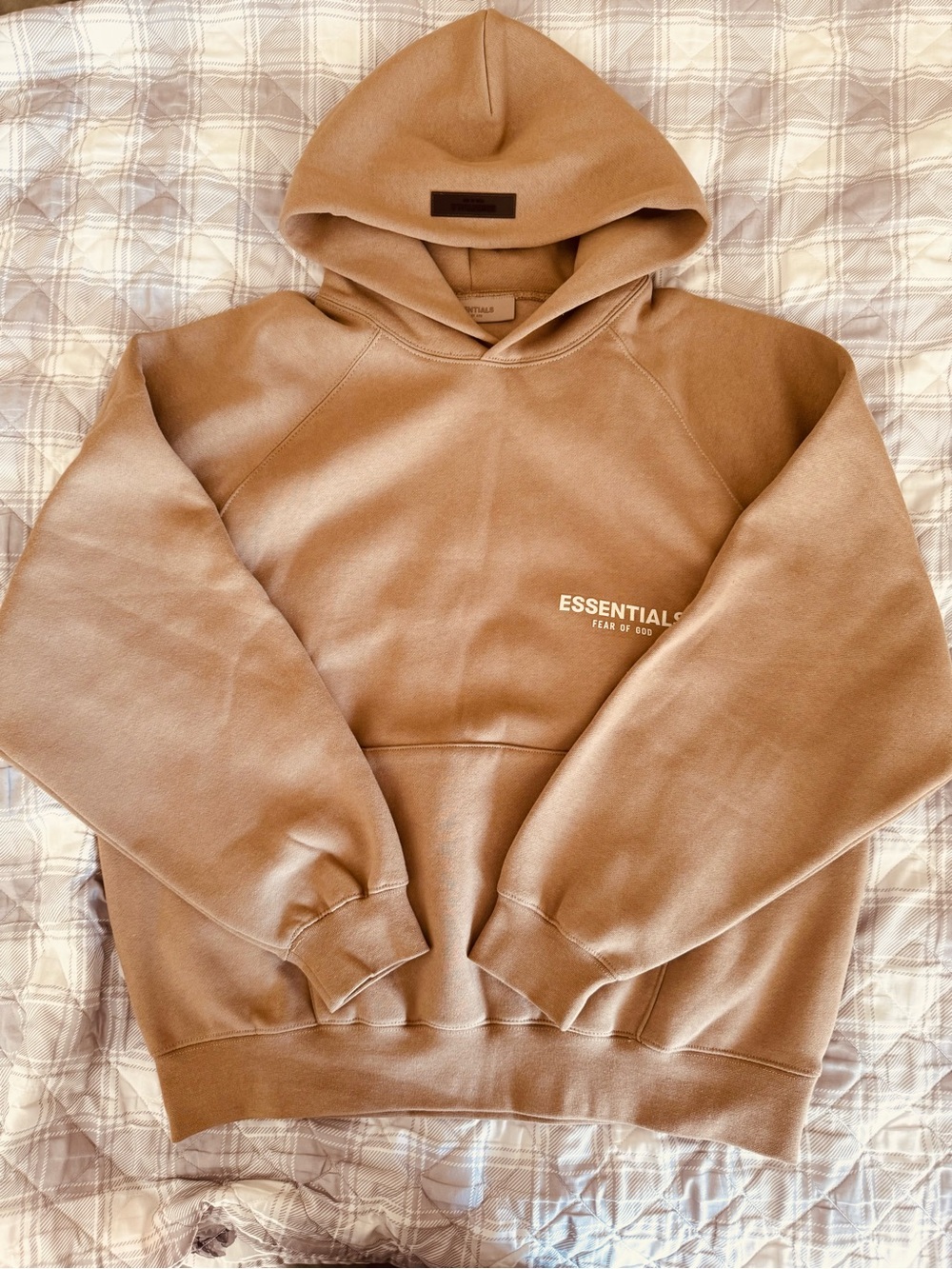 Fear of God Essentials Men’s Tan/Brown Hoodie